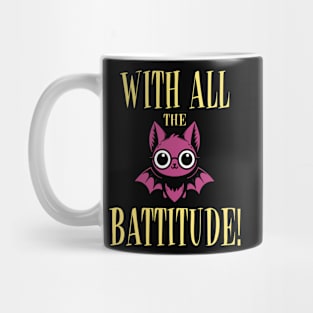 Cute Nerdy Vampire Bat Mug